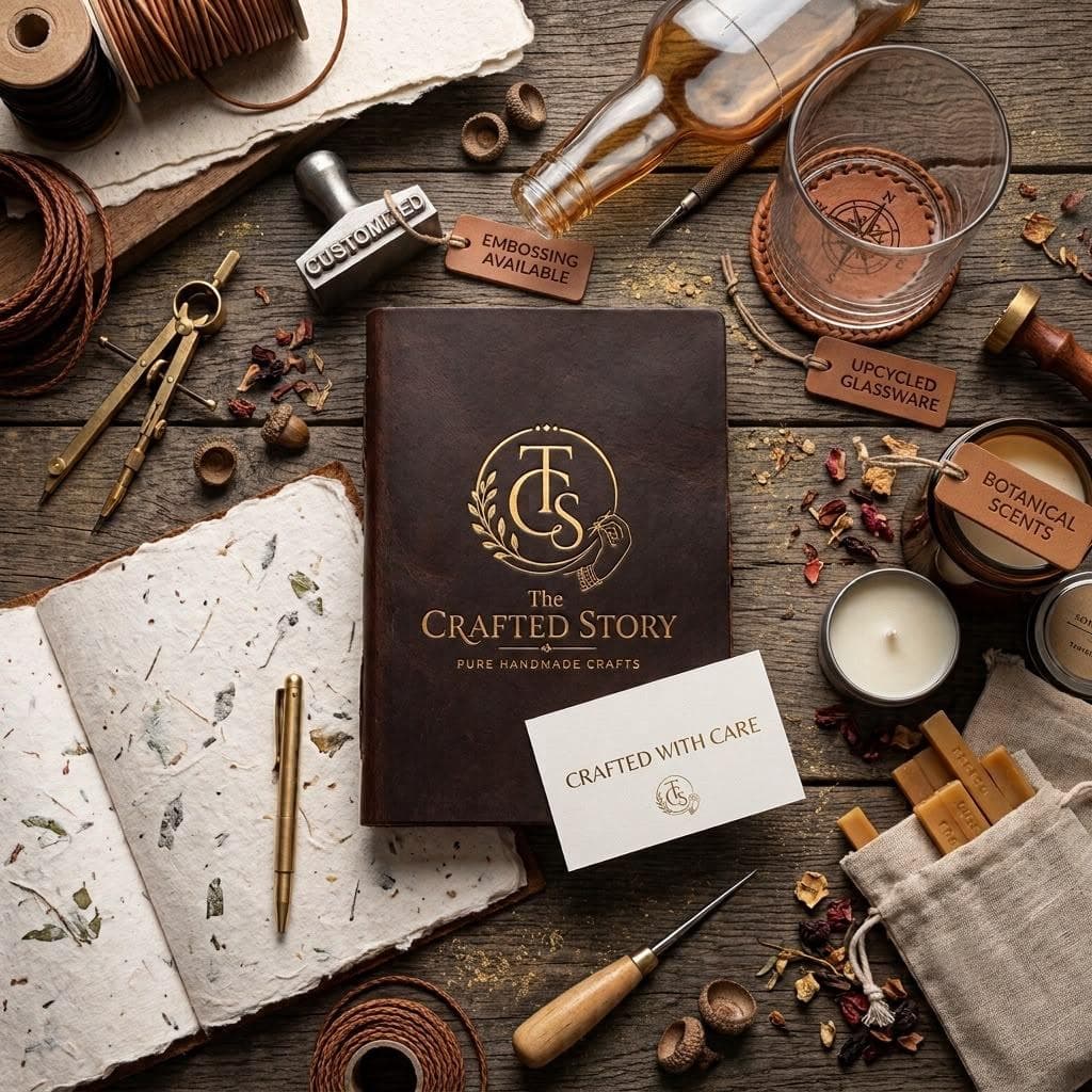 The Crafted Story Handcrafted Leather Journal