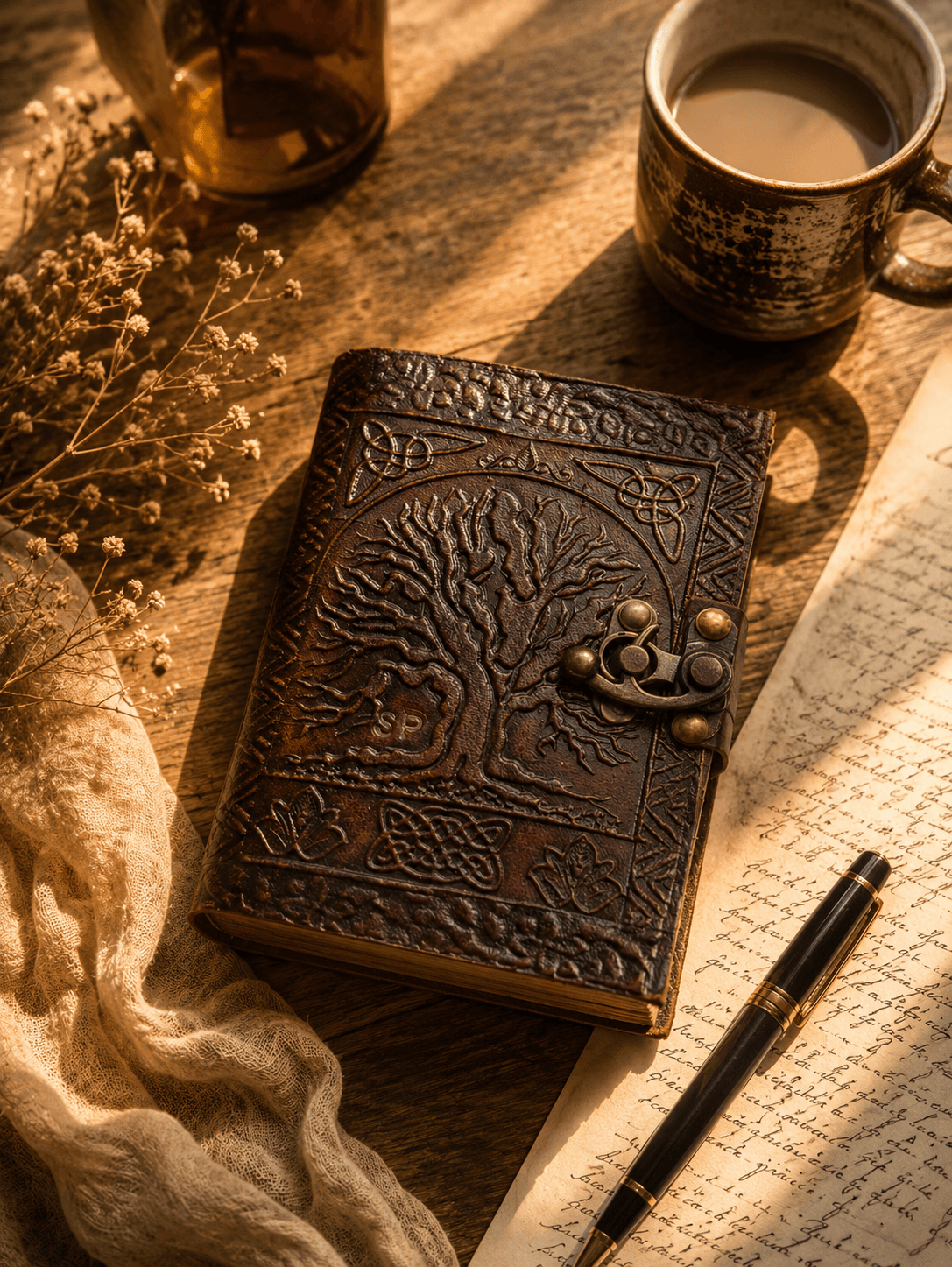 Tree of Life • Brass Clasp Lock